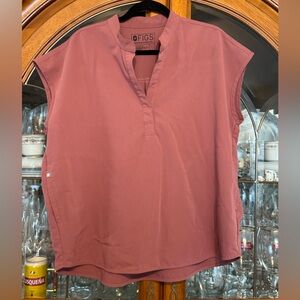 Figs Rafaela Scrub Top L in Mauve